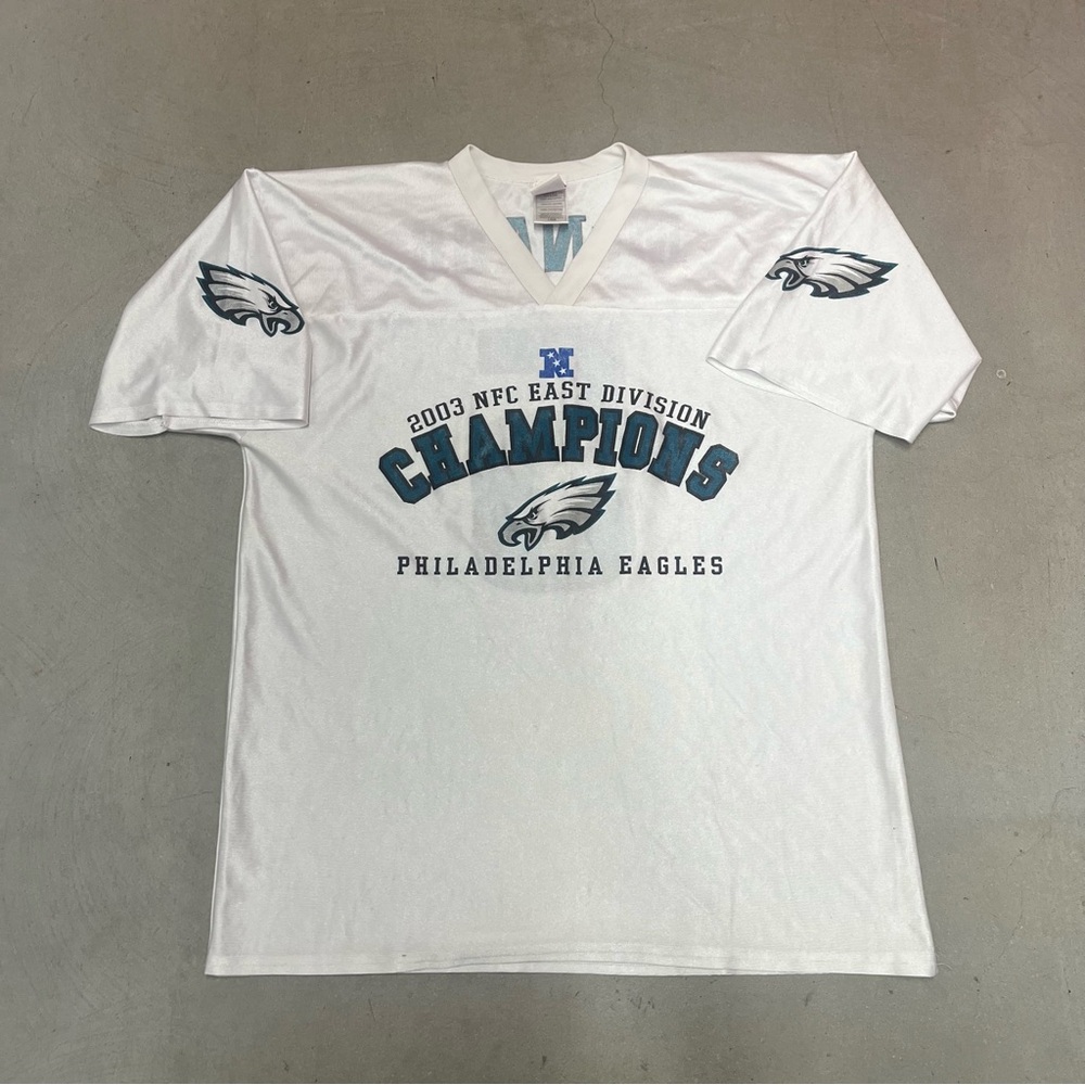 Philadelphia Eagles 2003 NFC East Champions Donovan Mcnabb football jersey L